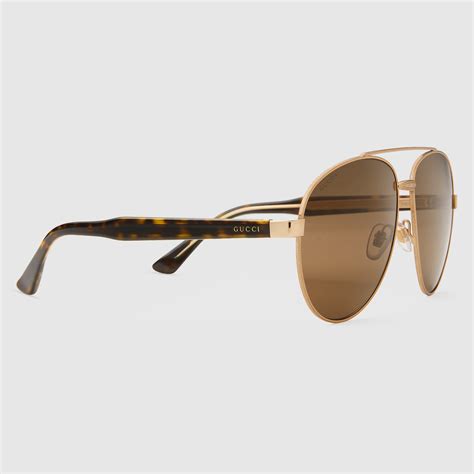 gucci red sunglasses aviator|Gucci aviator sunglasses men's.